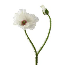 Kunstblume MOHN mit Blüte und