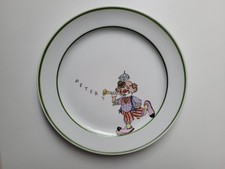 Teller, Fürstenberg, Clown Peter, handgemalte, d. ca. 24,8 cm