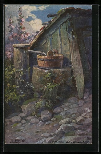 Künstler fritz reiss - künstler-ak,
