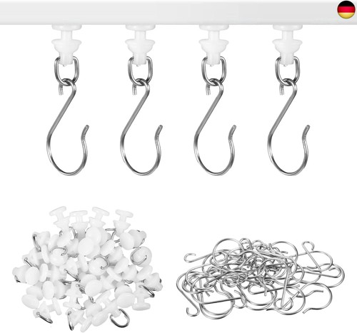 Set vorhangschiene haken - vorhangschiene,