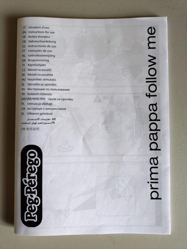 Peg perego prima - pappa, follow