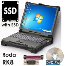 RODA ROCKY III+ NOTEBOOK 4GB 120 GB SSD DVD-RW RS-232 LPT PCMCIA WINDOWS 7 RO6