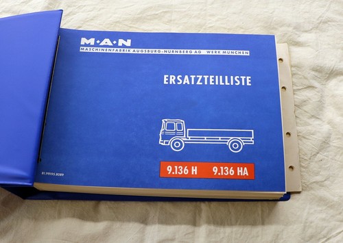 Ersatzteilliste man 136 h - ersatzteilliste, 9.136