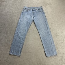 LEVIS Jeans 501 Herren Vintage Hose W34 L32 Made in Polen EU 19616 Blau Denim