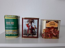 3 Alte Teedosen Blech Dosen Geisha Japan Motiv Vintage Sammler China