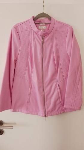 Damen jacke lederimitat - jacke, gr.44