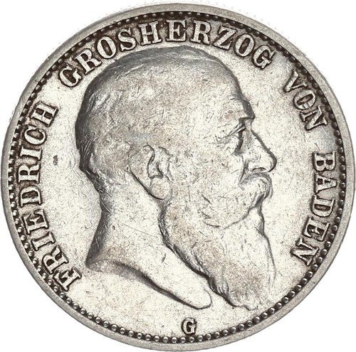 Baden friedrich mark - friedrich, 2