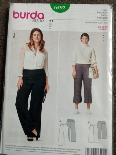 Burda style 6492 hose - style,
