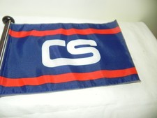 Reederei Tischflagge „  C S “ Wimpel MARITIM desk flag.  Ich löse meine maritime