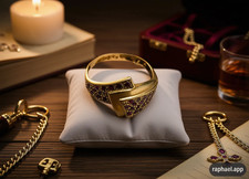 Karat massiver goldring - massiver,