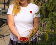 Damen T-Shirt Weiß mit