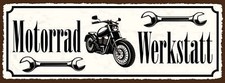 Schild Motorrad Werkstatt