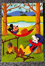 Walt Disney - Mickey und Goofy am See - Postkarte