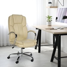 XXL Bürostuhl creme