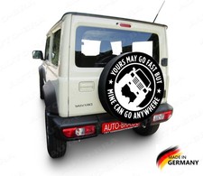 4x4 black spare wheel cover