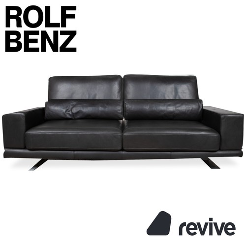 Rolf benz leather seater - rolf, 2-seater