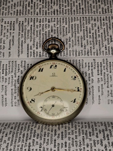 Omega taschenuhr offen - taschenuhr, lépine