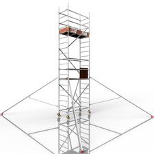 ALTEC Rollfix 2.0 600 Rollen Ø150mm 6m Baugerüst Alu Gerüst Fahrgerüst Ausleger