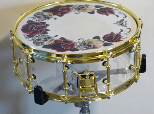 Acryl custom snare drum x - drum, 14