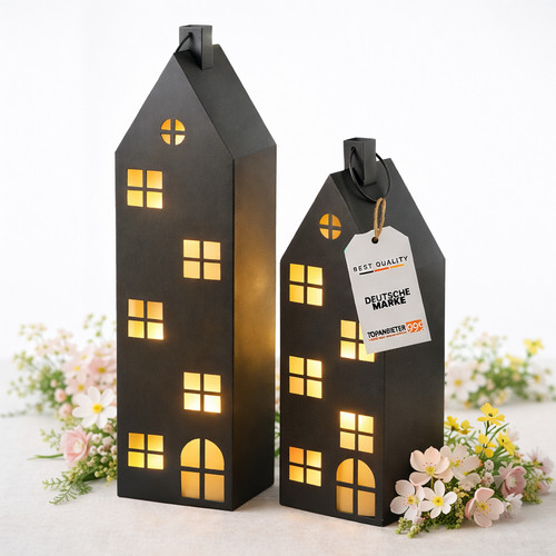 Laterne haus xxl 2er - haus, 2er-set