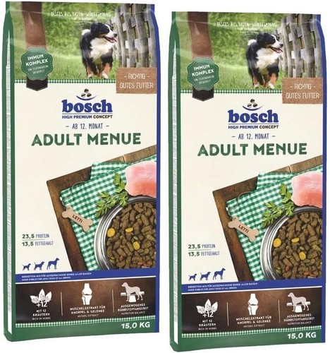 Bosch menue 2x15kg hundefutter - menue,