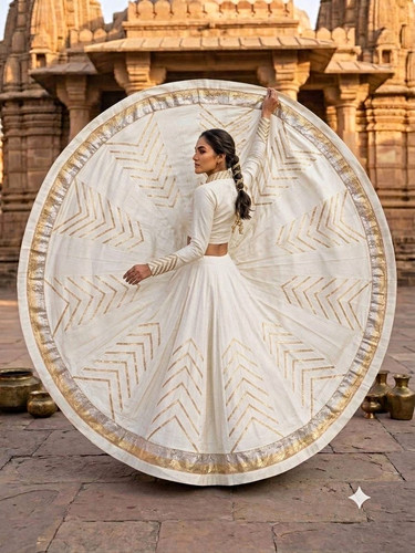 Damen elfenbein lehenga choli - damen,