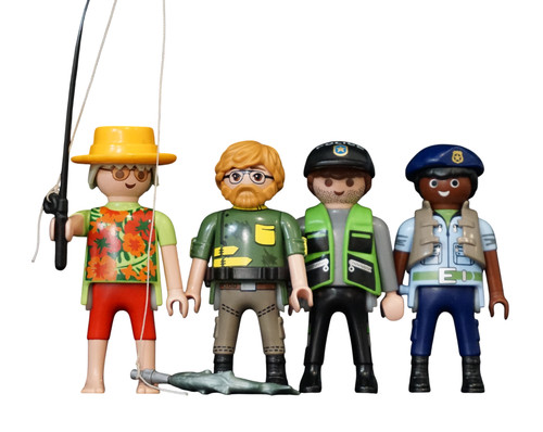 Playmobil figur angler - figur,