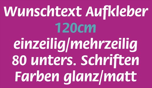 Wunschtext aufkleber auto - aufkleber,
