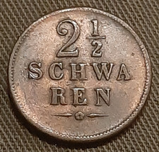 Bremen 2 1/2 Schwaren 1853