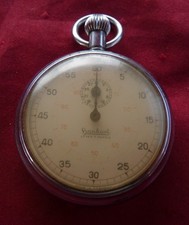 alte Stoppuhr Hanhart - 7 Jewels - 40er Jahre - im Fundzustand -seltene Stoppuhr