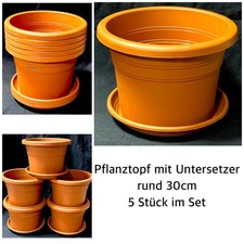 5 x Pflanztopf mit