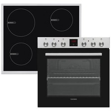 Telefunken Einbauherd Set Backofen mit Induktionskochfeld Herdset Induktion 2W