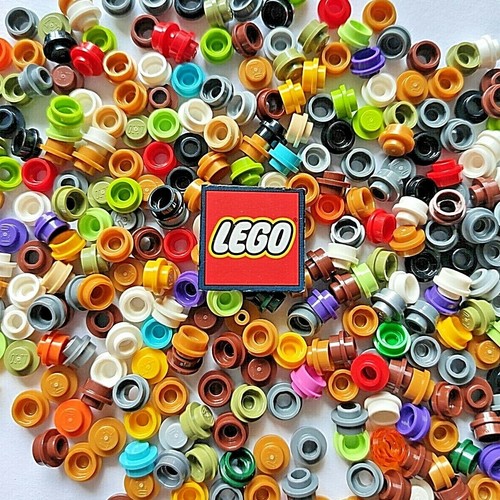 Lego runde noppenplatte 1x1 - lego,