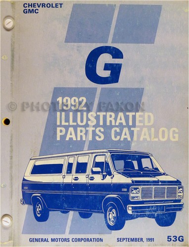1992 chevrolet gmc - van, teile