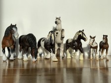 Schleich Pferde Konvolut Set Sammlung mit 7 Tieren 