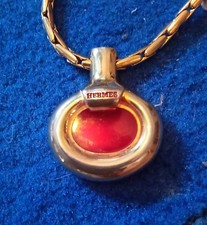 HERMÈS Hermes  Anhänger Kette  Original Vintage Top Zustand