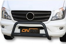 Frontbügel Edelstahl SCHWARZ für Mercedes Sprinter W906 2013 - 2017 Gutachten