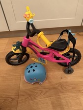 Baby Born Puppenfahrrad Mit Helm Wie Neu