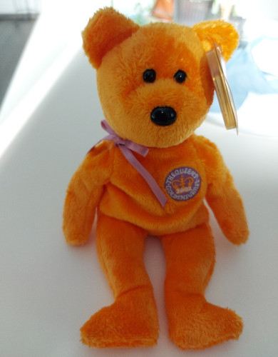 Beanie baby teddy orange - beanie,