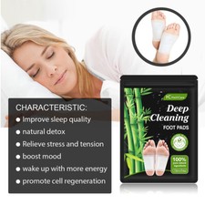 300-10Stk Entgiftungspflaster Fusspflaster Detox Pflaster Bambus Foot Patch Pads