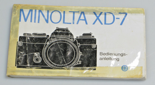 Minolta xd 7 - /,