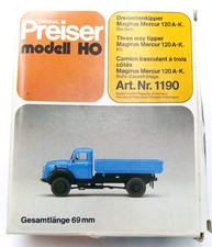 Preiser Modell 1190 Dreiseitenkipper  Modelleisenbahn  HO 1:87