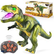 JOYIN Kinder LED Ferngesteuertes Dinosaurier Spielzeug, Elektronik T-Rex Dino