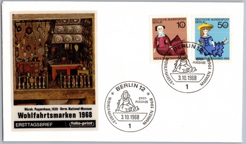 Berlin fdc 1968 - berlin,