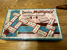 (RB)5025-2330, altes Spiel Domino Multiplex, Spielzeug, Deko