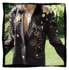 Renzo Couture Blazer schwarz