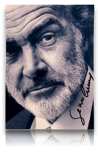 Sir sean connery autogramm - sir,