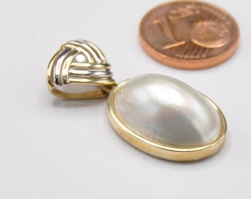 Anhänger diamant mabe perle - mabe,