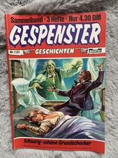 °° GESPENSTER  ° Sammelband  ° Nr 1121 ° 3 hefte ° COMIC Geschichten