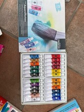 Künstlerbedarf Konvolut Pastellkreide Lukas Crelando Aquarell Kunst Farbe